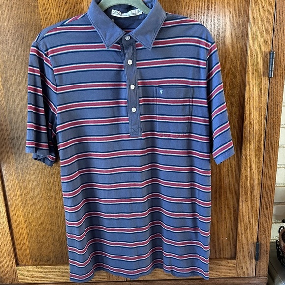 Criquet Performance Players Shirt Travis Stripe | Size Large - Picture 1 of 5